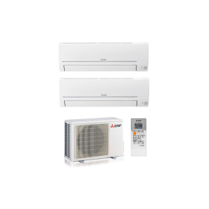 Mitsubishi Electric Duo 2HA40VF 4.0kW/14000Btu + 2x 2.5kW HR25VF A++