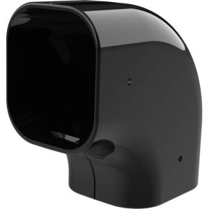 Zwarte buitenbocht 74x55mm – ZWART