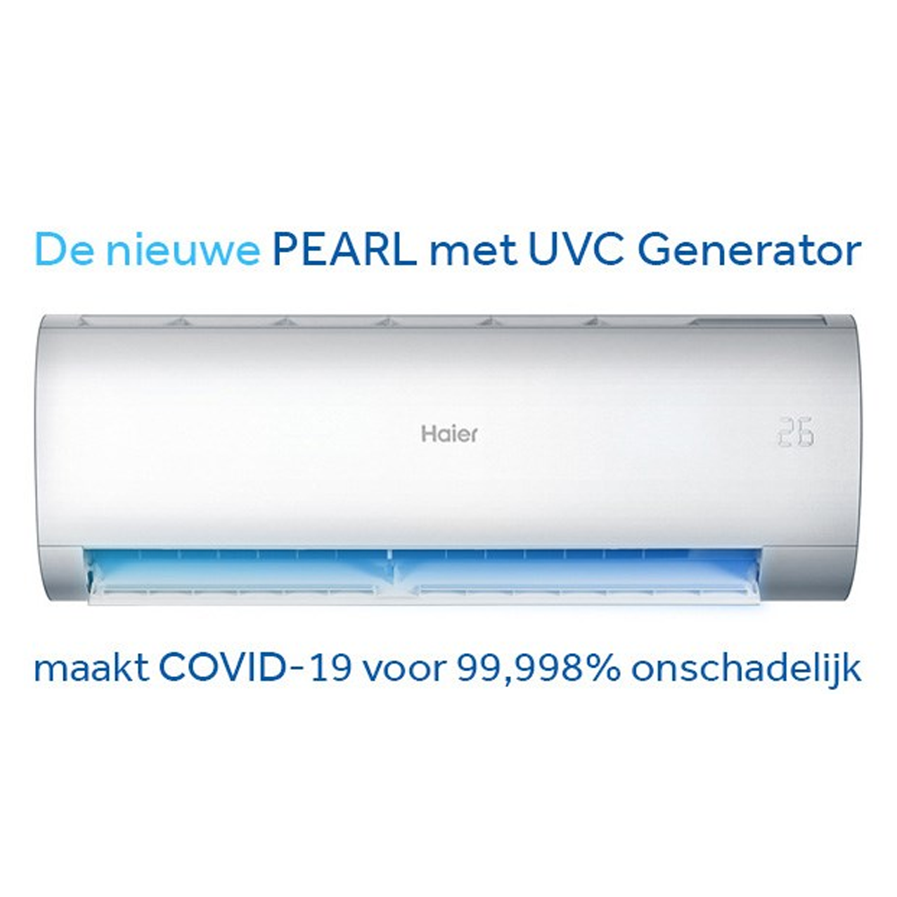 Haier Pearl 2.5kW/9000Btu Virusgenerator WiFi A++ AS25PBAHRA/1U25 - Afbeelding 3
