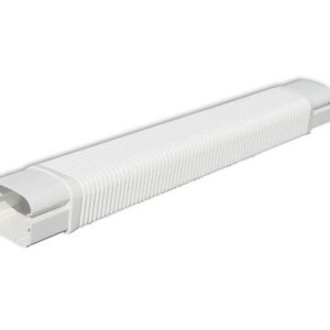 Witte Flexibele verbindingsbuis 74x55mm – WIT