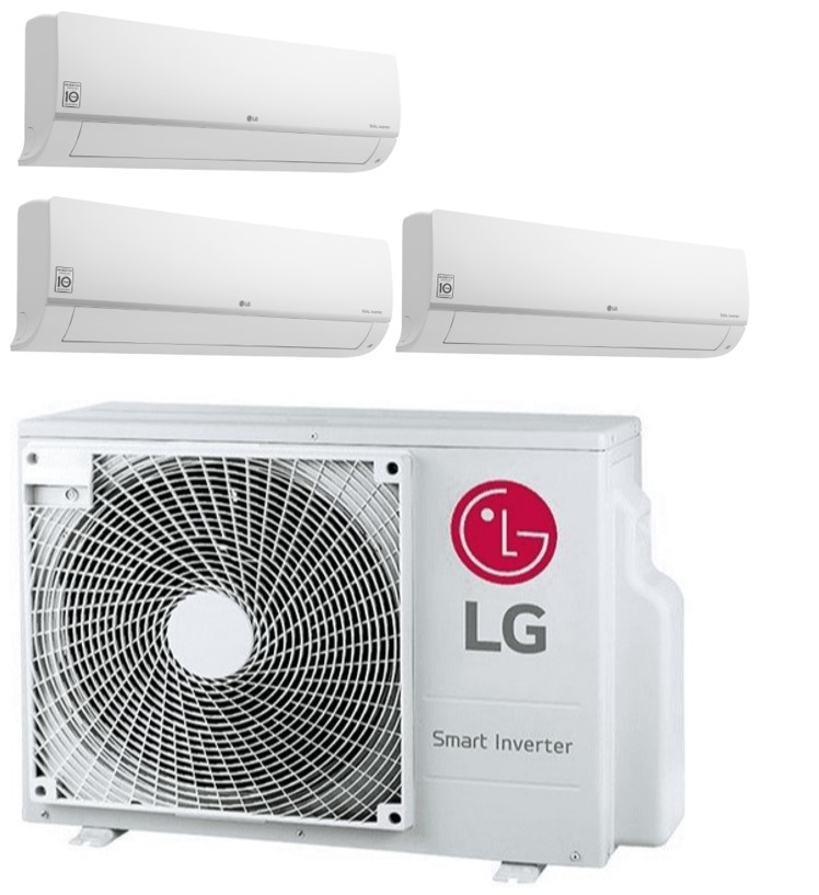 LG Tripple MU3R19 5.3kW + 2x2.5kW & 1x3.5kW - WiFi A++