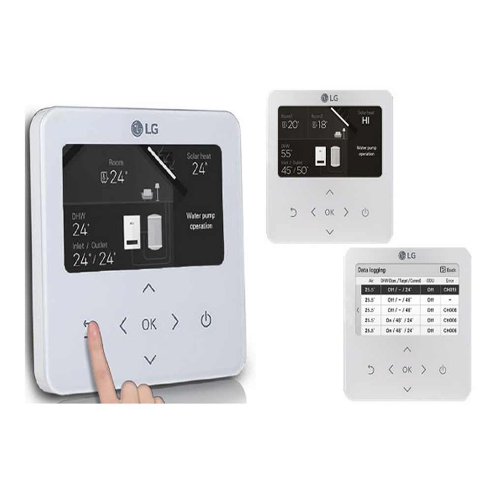 LG Warmtepomp Therma V HU161MA.U33/HN1616M.NK5 Warmtepomp + Hydrobox + Bedieningspaneel - 230 volt - Afbeelding 2