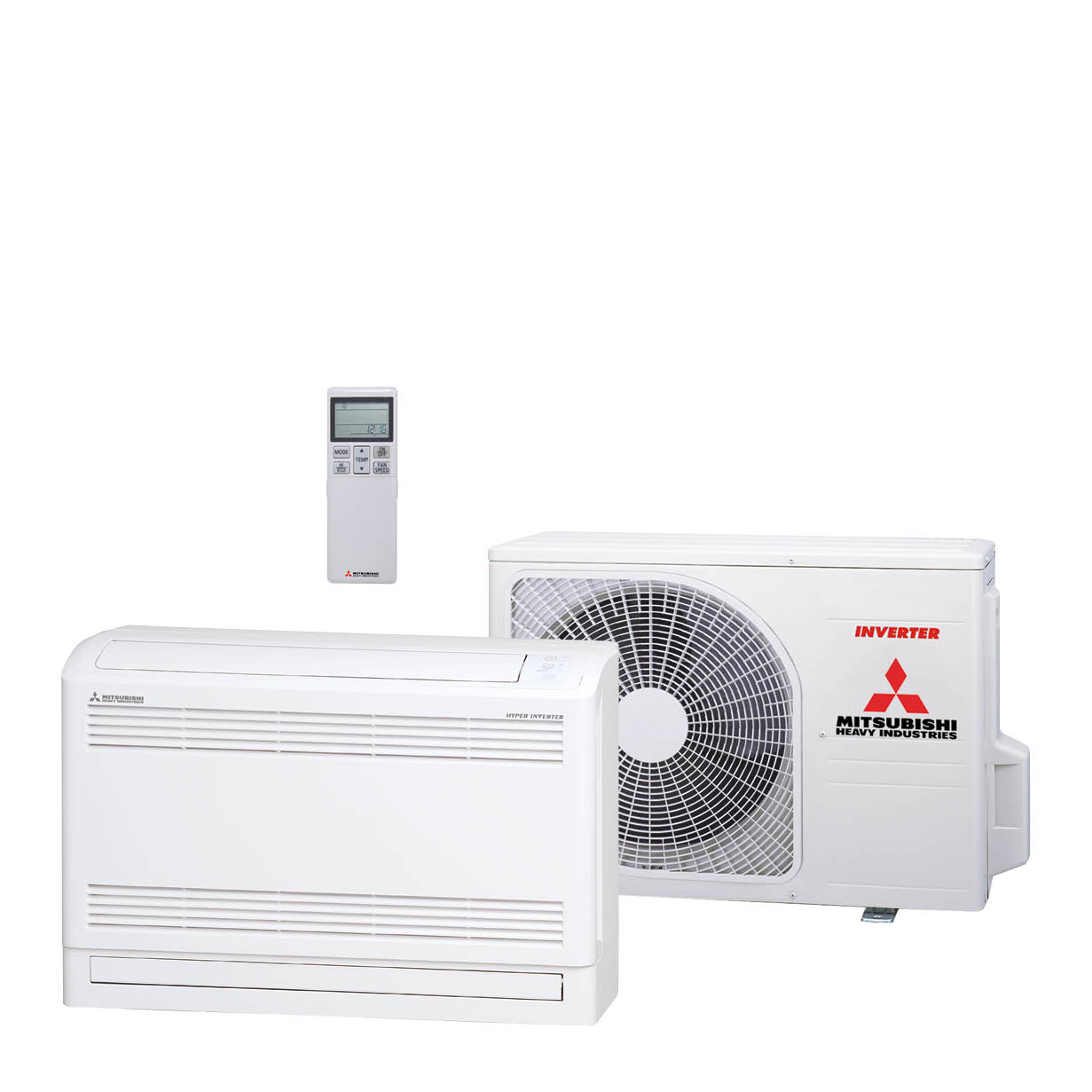 Mitsubishi Heavy Industries Vloer Console SRF25ZS-W/SRC25ZS-W 2.5kW/9000Btu A++