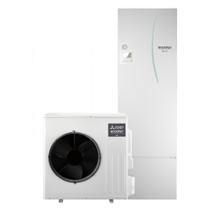 Mitsubishi Electric Ecodan 6kW SUZ – SWM 60VA + 200L Watertank ERST20D – VM2D – 230 volt