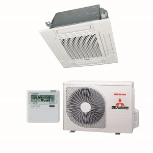 Mitsubishi Heavy Industries  Plafond cassette FDTC35 / SRC35ZS-W 3.5kW/12000Btu A++