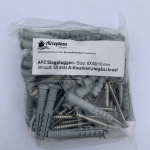 Afwerkmaterialen Slagpluggen voor montage leidinggoot – Zak a 50 stuks !