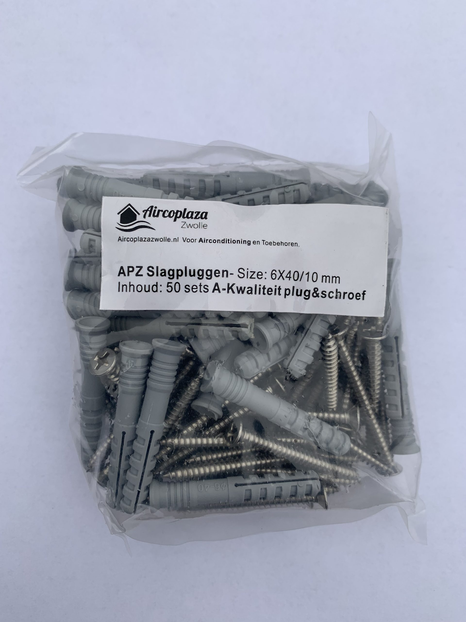 Afwerkmaterialen Slagpluggen voor montage leidinggoot - Zak a 50 stuks !