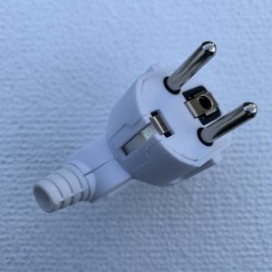 Aansluitmateriaal – losse stekker – met randaarde – WIT