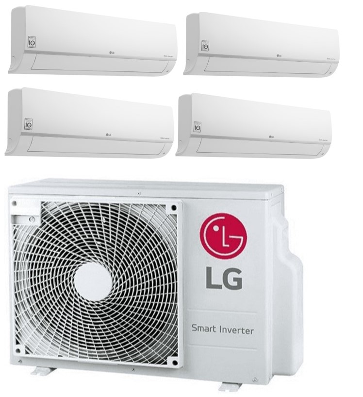 LG Quattro split MU4R25 7.0kW + 3x 2.5kW & 1 x3.5kW - WiFi A++