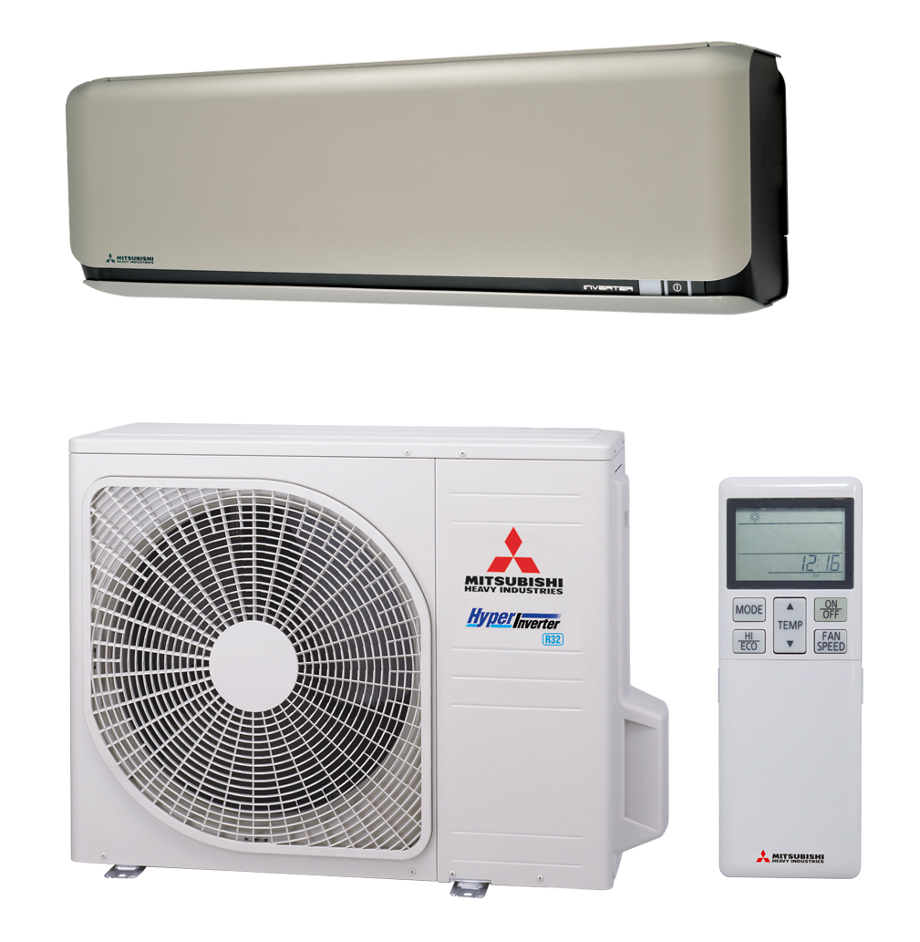 Mitsubishi Heavy Industries SRK50ZSX-WFT 5.0kW/18000Btu Incl. Wifi A+++ Titanium Hyper inverter (MEEST LUXE UITV)