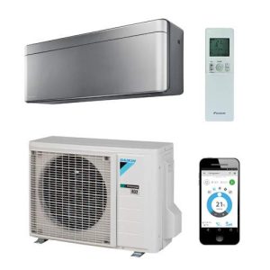 Daikin Stylish FTXA25BS  2.5kW/9000Btu Zilver R32 COOL&HEAT A+++ WiFi