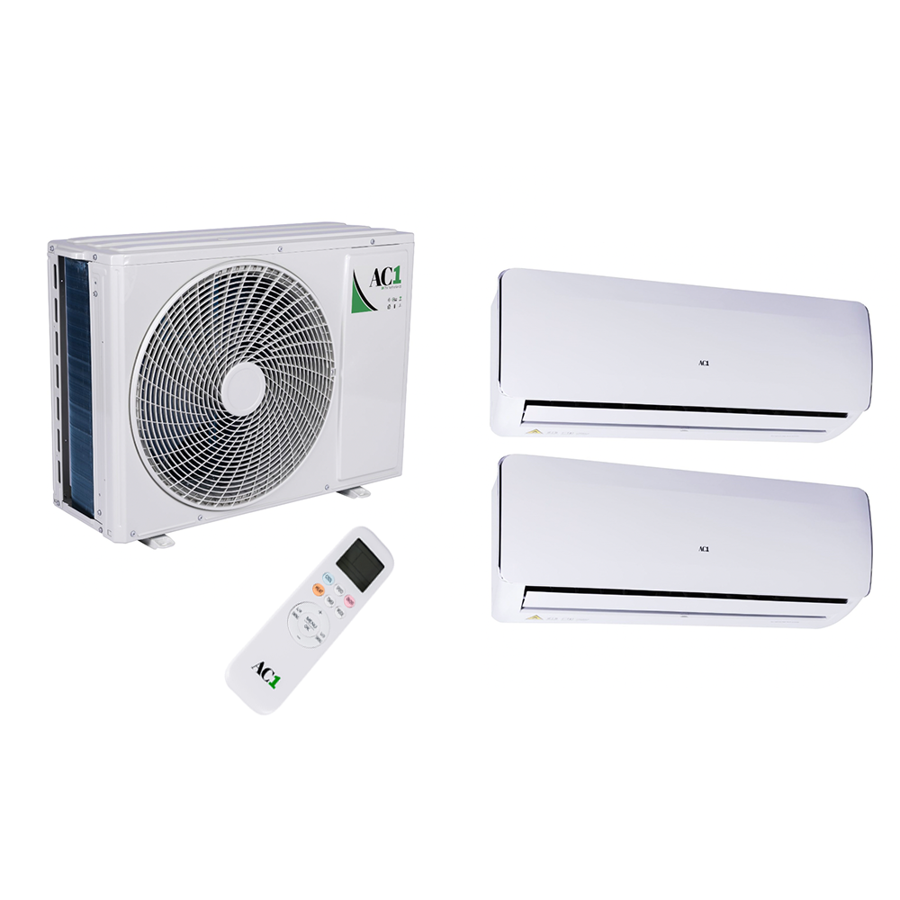 AC1 Duo 5.0kW/18000Btu & 2x2.5kW Q-Smart Deluxe A++ Incl. WiFi (Meerdere combinaties binnenunits mogelijk)