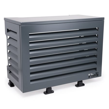 Floli Aluminium Airco Cover Hoogwaardige Kwaliteit Grijs - Medium - Afbeelding 2