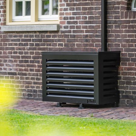 Floli Aluminium Airco Cover Hoogwaardige Kwaliteit Zwart - Large - Afbeelding 9