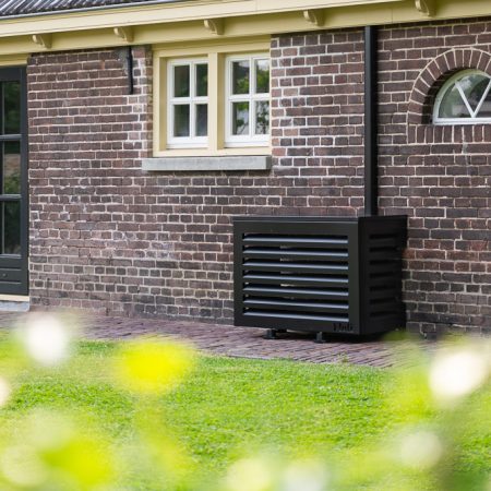 Floli Aluminium Airco Cover Hoogwaardige Kwaliteit Zwart - Large - Afbeelding 8