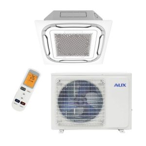 Aux Plafondcassette 7.0kW/24000Btu – 230V Cool&Heat + Condens afvoerpomp A++