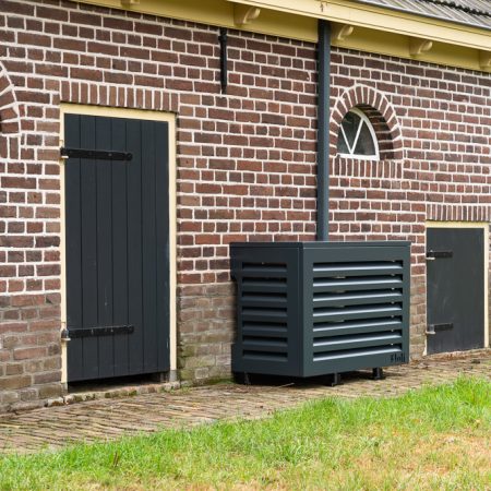 Floli Aluminium Airco Cover Hoogwaardige Kwaliteit Grijs - Medium - Afbeelding 9