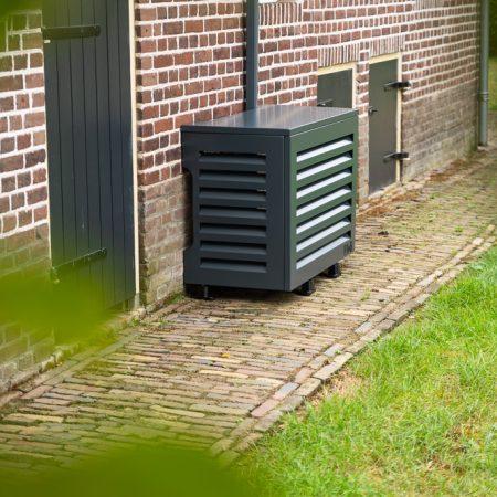 Floli Aluminium Airco Cover Hoogwaardige Kwaliteit Grijs - Medium - Afbeelding 13
