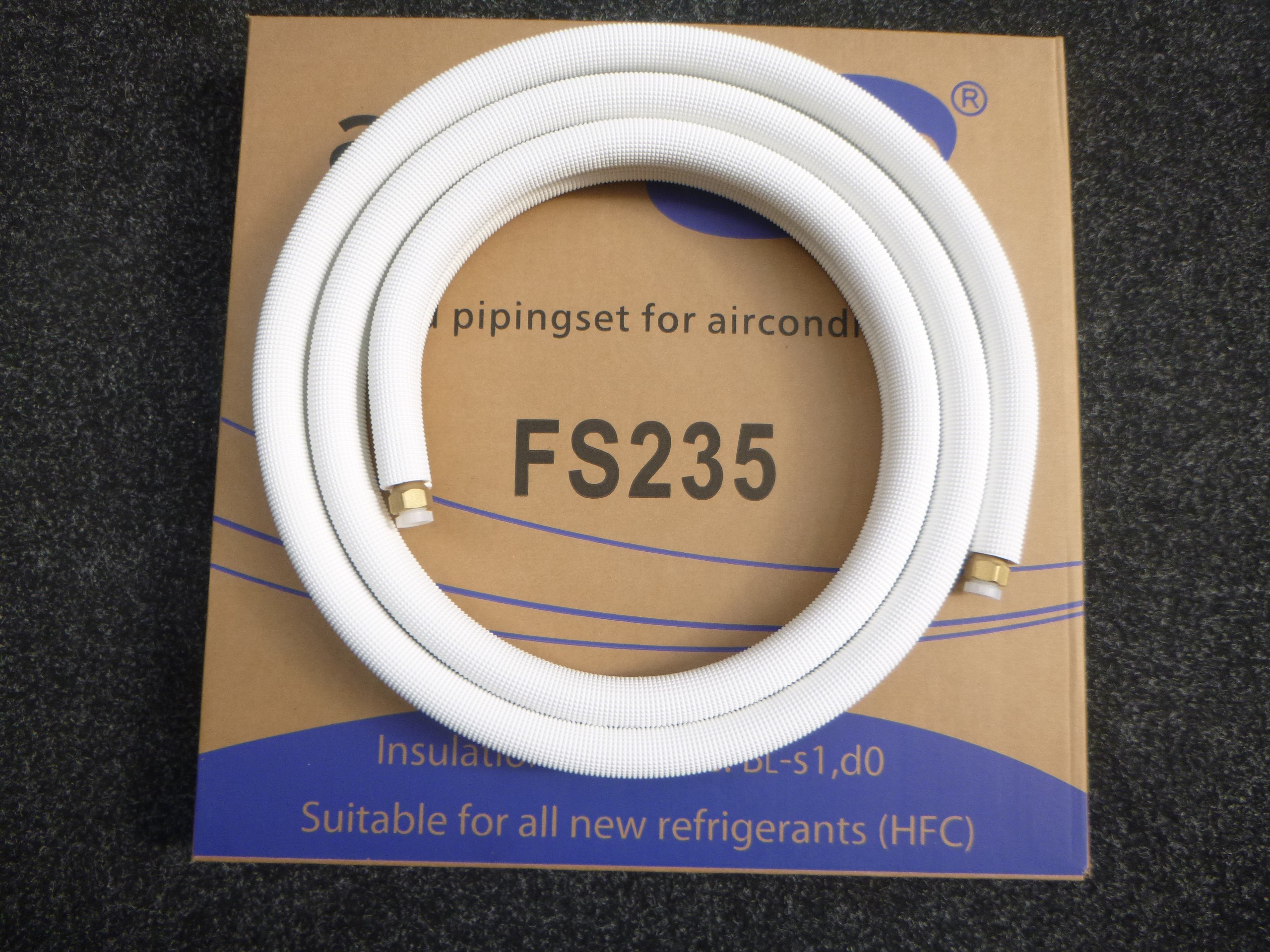 Aansluitmateriaal - Kantklare koelleidingset 3 meter - 1/4 x 3/8