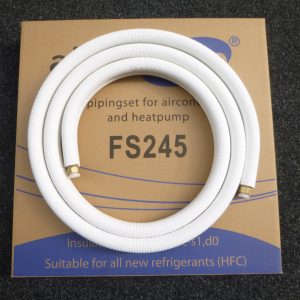 Aansluitmateriaal – Kantklare koelleidingset 10 meter – 1/4 x 3/8