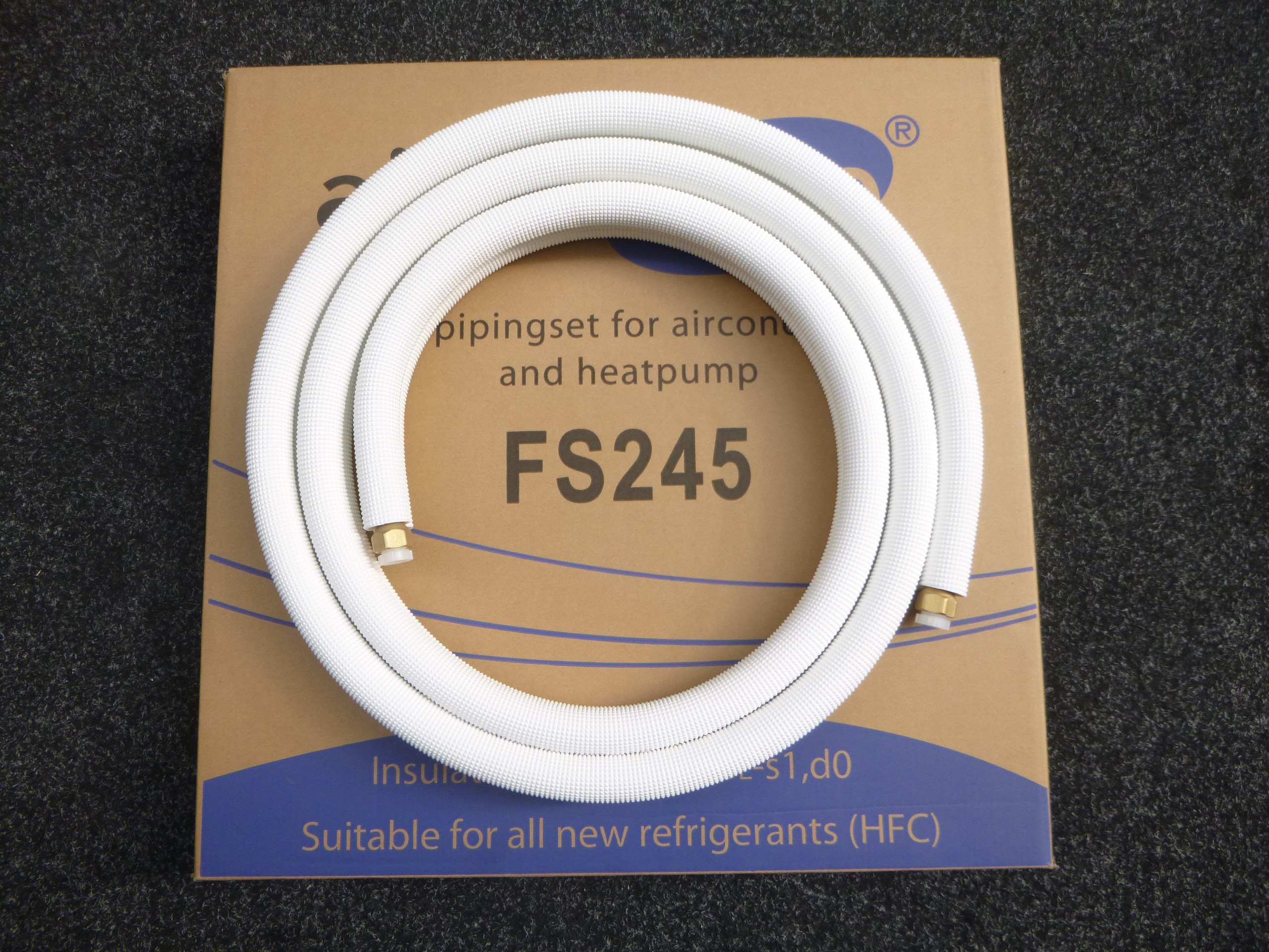 Aansluitmateriaal - Kantklare koelleidingset 10 meter - 1/4 x 5/8