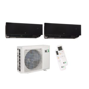 AC1 Duo 5.0kW/18000Btu & 2X 3.5Kw JP-Black Indoor  A++ Incl.  WiFi