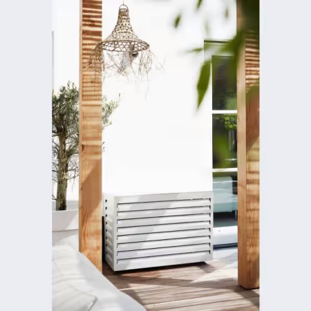 Floli cover bodemplaat aluminium wit- Large - Afbeelding 3