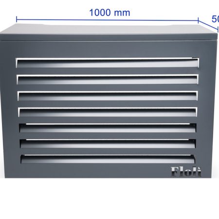 Floli Aluminium Airco Cover Hoogwaardige Kwaliteit Grijs - Medium - Afbeelding 15