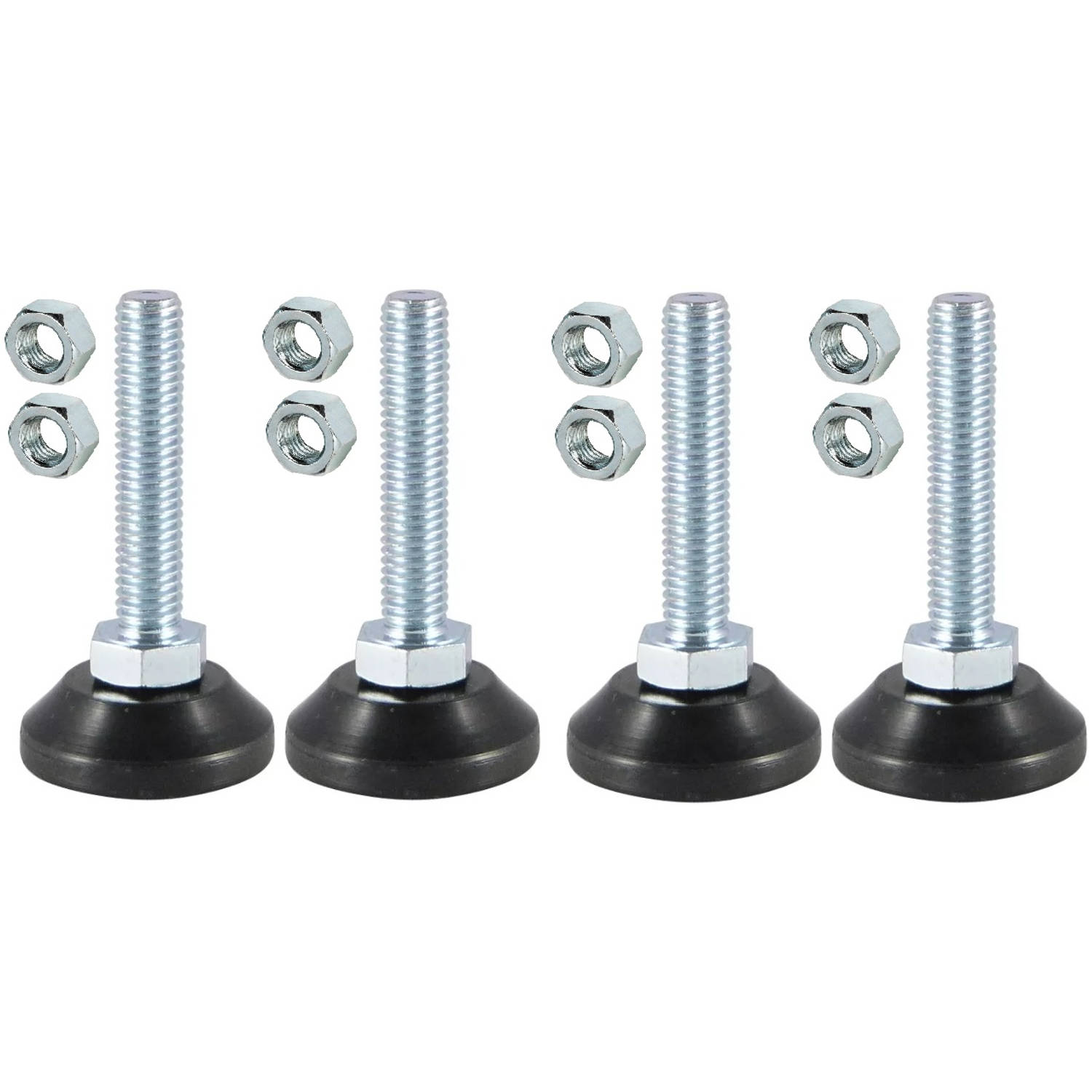 Floli Aluminium Cover Voetsteunen set A4 stuks ( Rond )