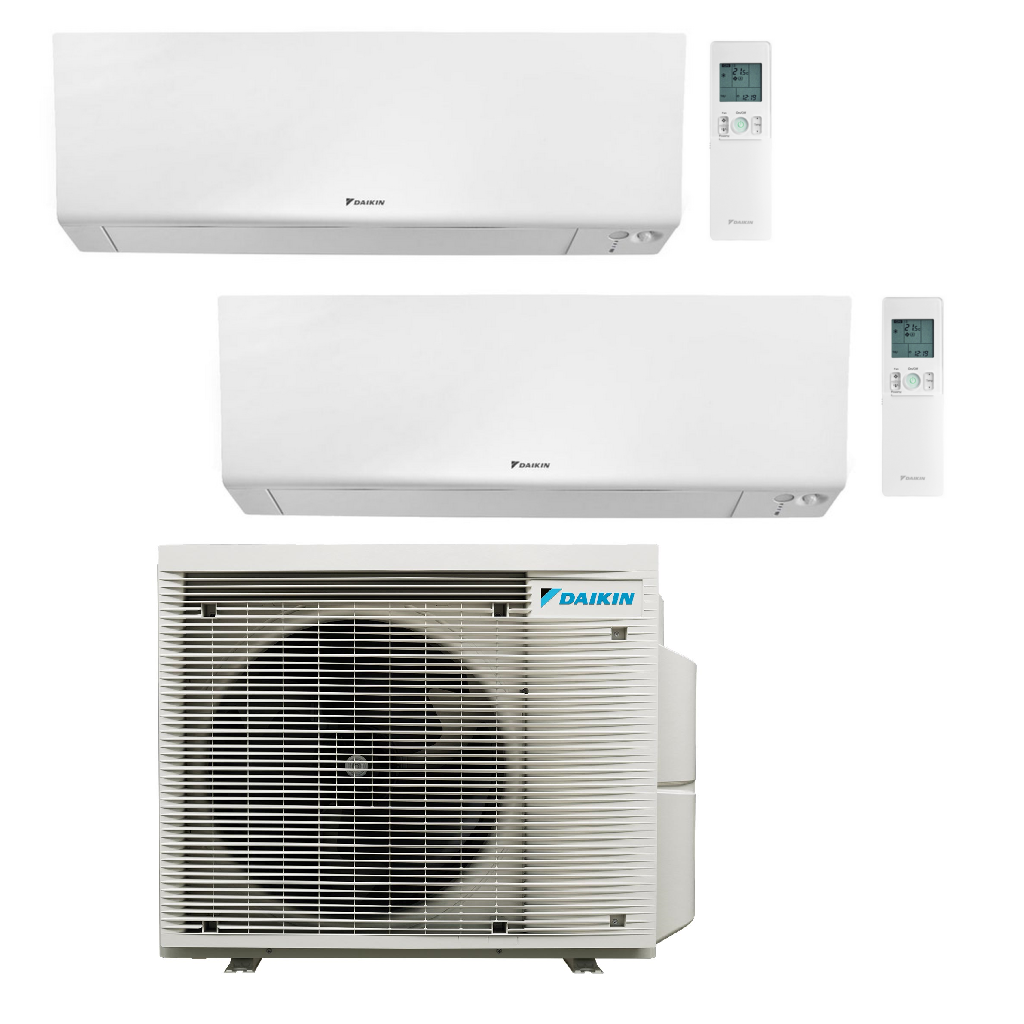 Daikin Duo split 2MXM68 6.8kW/24000Btu + 1x3.5kW FTXM35 & 1x5kW FTXM50 Perfera A+++ Incl. Wifi