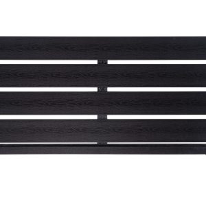 Floli Bodemplaat – Wandmontage – Kunststof “Houtlook” Cover – Kleur Zwart