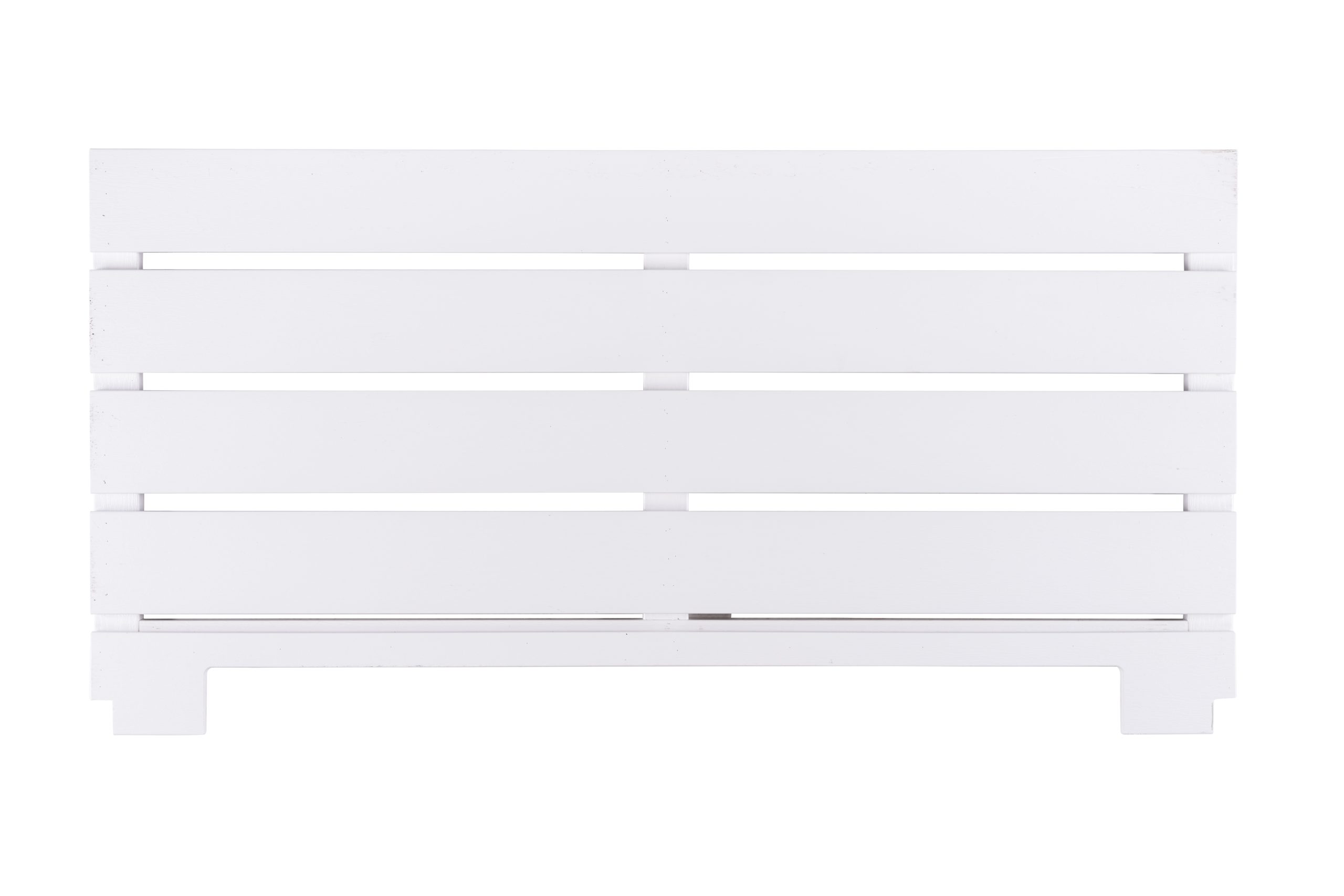 Floli Bodemplaat - Wandmontage - Kunststof "Houtlook" Cover - Kleur Wit