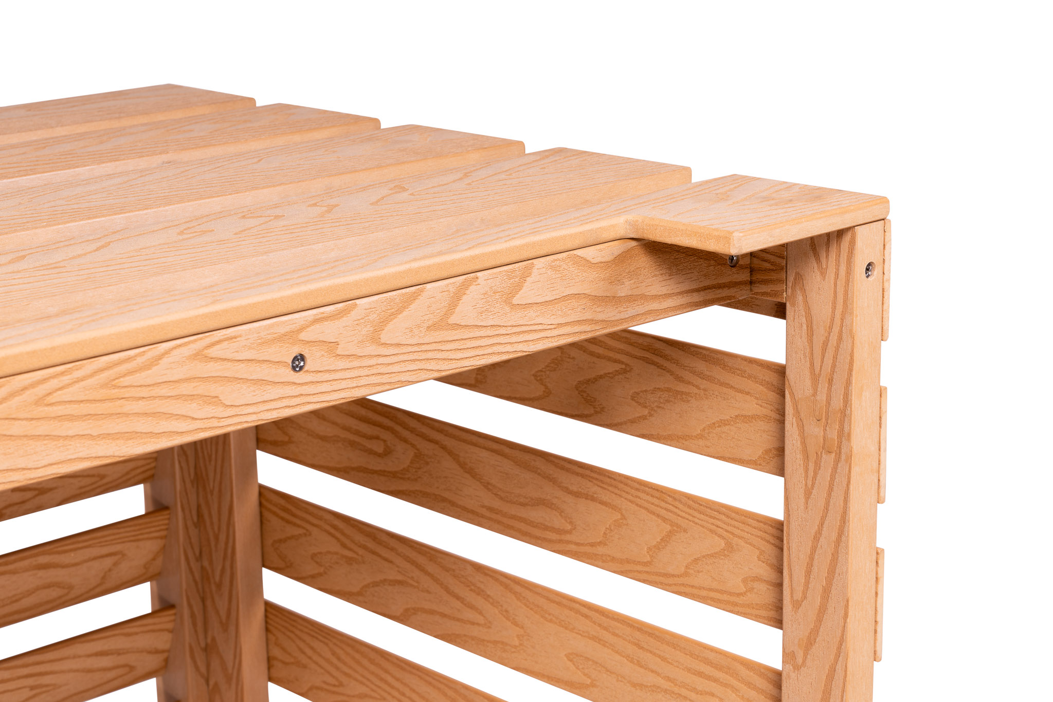 Floli Kunststof Airco Cover Buitenunit Omkasting Teak Houtlook (one size) - Afbeelding 4