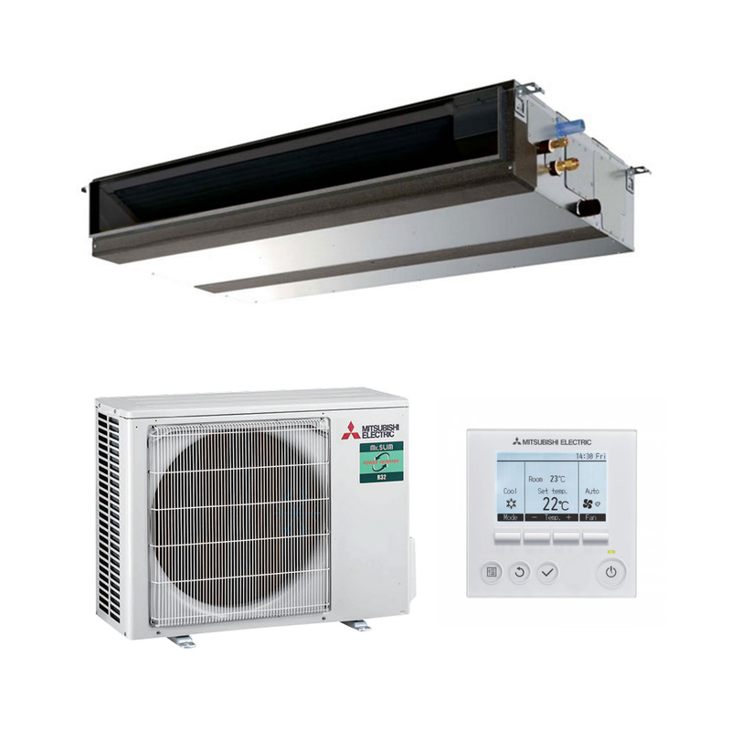 Mitsubishi Electric Kanaal unit 3.5kW SEZ-M35DA + SUZ-M35VA A++