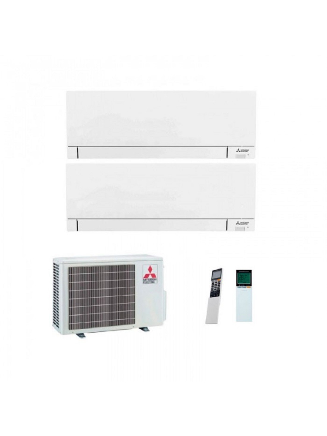 Mitsubishi Electric Duo 6.8kW/24000Btu MXZ-3F68VF3 + 1XAY50VGK & 1xAY25VGK (Buitenunit heeft 3 aansluitingen)