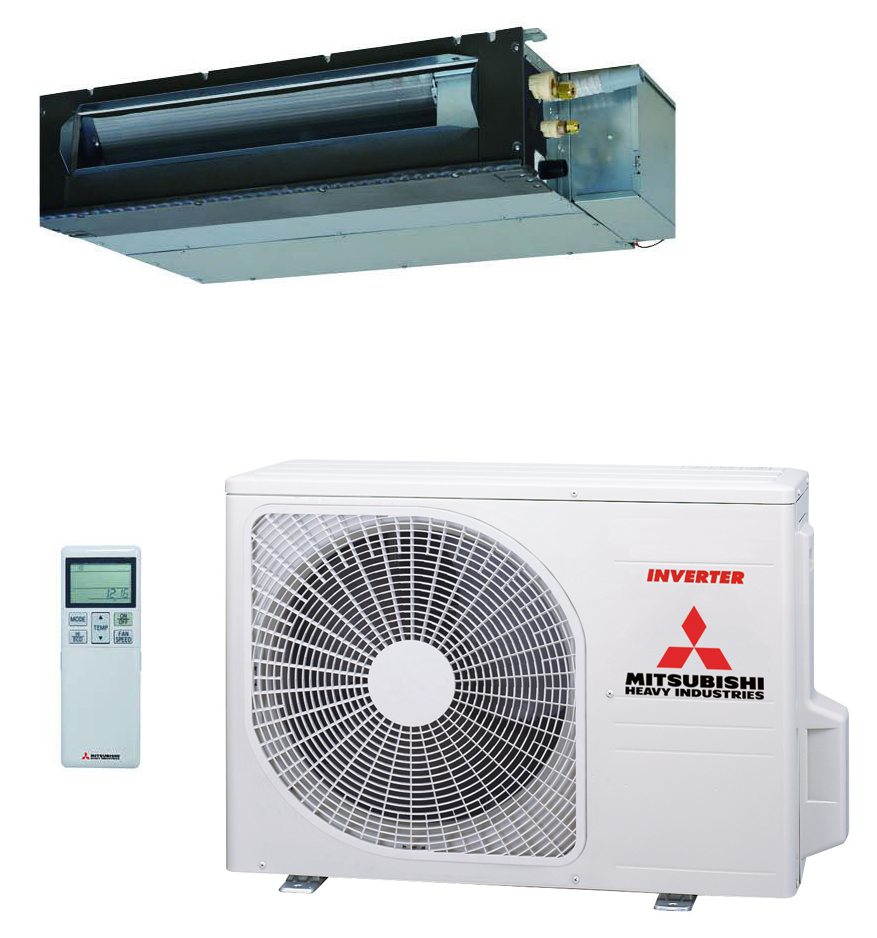 Mitsubishi Heavy Kanaal unit 3.5kW SRR35ZS-W + SRC35ZS A++
