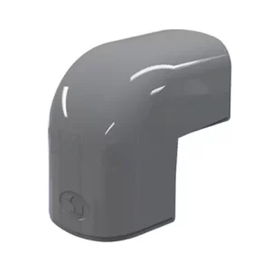 Grijze Buitenbocht 90 Graden 74x55mm – GRIJS