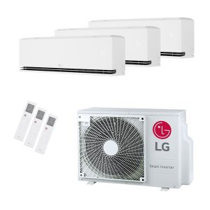 LG Tripple Dualcool (Nieuwste model) MU3R19 5.3kW + 2×2.5kW H09S1D & 1×3.5kW H12S1D – WiFi A+++