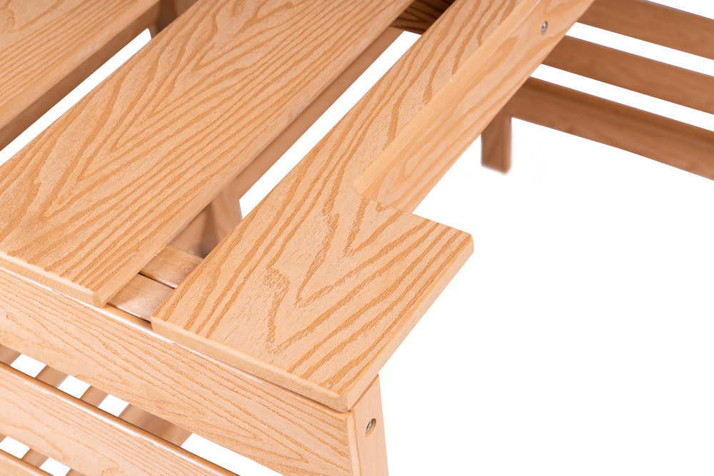 Kunststof Airco Cover Buitenunit Omkasting Teak Houtlook Wandmontage - Afbeelding 5