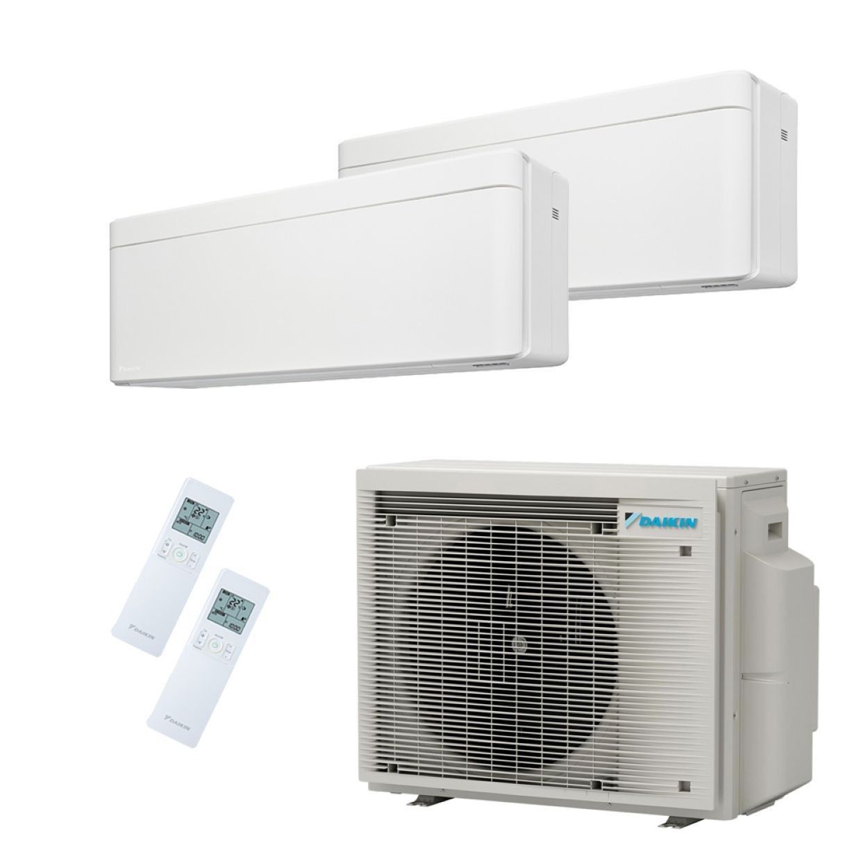 Daikin duo - 2MXM40 4.0kW/14000Btu + 2x 2.5kW FTXA25AW Stylish Wit A+++ WiFi